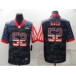 Men's Los Angeles Chargers #52 Khalil Mack Camo USA Flag Limited Stitched Jersey