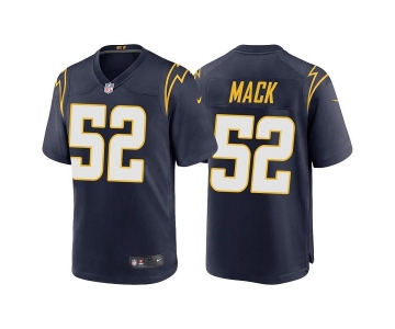 Men's Los Angeles Chargers #52 Khalil Mack Navy Vapor Untouchable Limited Stitched Jersey