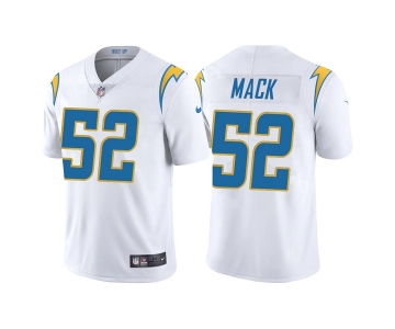 Men's Los Angeles Chargers #52 Khalil Mack White Vapor Untouchable Limited Stitched Jersey