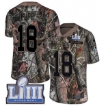 #18 Limited Cooper Kupp Camo Nike NFL Youth Jersey Los Angeles Rams Rush Realtree Super Bowl LIII Bound