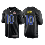 Men's Los Angeles Rams #10 Cooper Kupp 2022 Black Super Bowl LVI Game Stitched Jersey