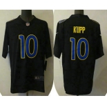 Men's Los Angeles Rams #10 Cooper Kupp Black 2021 Vapor Untouchable Limited Stitched Jersey
