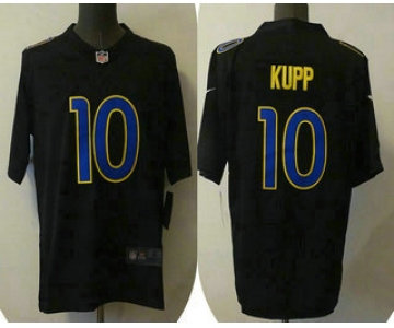 Men's Los Angeles Rams #10 Cooper Kupp Black 2021 Vapor Untouchable Limited Stitched Jersey