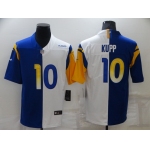 Men's Los Angeles Rams #10 Cooper Kupp Blue White Two Tone 2021 Vapor Untouchable Stitched Nike Limited Jersey