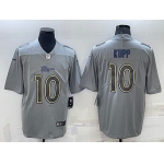 Men's Los Angeles Rams #10 Cooper Kupp Grey Atmosphere Fashion Vapor Untouchable Stitched Limited Jersey