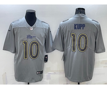 Men's Los Angeles Rams #10 Cooper Kupp Grey Atmosphere Fashion Vapor Untouchable Stitched Limited Jersey