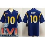 Men's Los Angeles Rams #10 Cooper Kupp Limited Royal 2022 Super Bowl LVI Bound Vapor Jersey