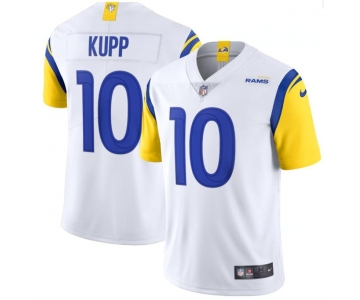 Nike Rams 10 Cooper Kupp White Vapor Untouchable Limited Jersey