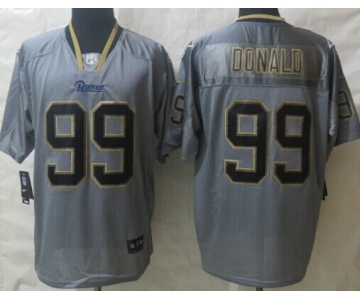 Nike St. Louis Rams #99 Aaron Donald Lights Out Gray Elite Jersey