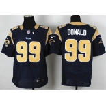 Nike St. Louis Rams #99 Aaron Donald Navy Blue Elite Jersey