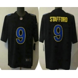 Men's Los Angeles Rams #9 Matthew Stafford Black 2021 Vapor Untouchable Limited Stitched Jersey