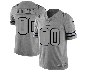 Nike Rams Customized 2019 Gray Gridiron Gray Vapor Untouchable Limited Jersey