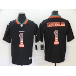 Men's Miami Dolphins #1 Tua Tagovailoa 2020 USA Flag Fashion Black Color Rush Stitched Nike Limited Jersey