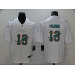 Men's Miami Dolphins #13 Dan Marino White 2020 Shadow Logo Vapor Untouchable Stitched NFL Nike Limited Jersey