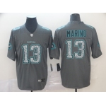 Nike Dolphins 13 Dan Marino Gray Camo Vapor Untouchable Limited Jersey