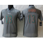 Nike Miami Dolphins #13 Dan Marino 2013 Gray Vapor Kids Jersey