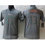 Nike Miami Dolphins #13 Dan Marino 2013 Gray Vapor Kids Jersey