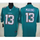 Nike Miami Dolphins #13 Dan Marino 2013 Green Limited Jersey