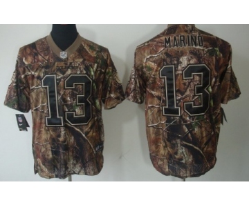 Nike Miami Dolphins #13 Dan Marino Realtree Camo Elite Jersey