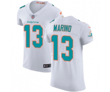 Nike Miami Dolphins #13 Dan Marino White Men's Stitched NFL Vapor Untouchable Elite Jersey