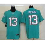 Size 60 4XL Dan Marino Miami Dolphins #13 Green Stitched Nike Elite Jersey New