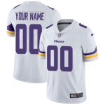 Men's Nike Minnesota Vikings Road White Customized Vapor Untouchable Limited NFL Jersey