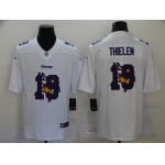 Men's Minnesota Vikings #19 Adam Thielen White 2020 Shadow Logo Vapor Untouchable Stitched NFL Nike Limited Jersey