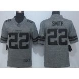 Men's Minnesota Vikings #22 Harrison Smith Nike Gray Gridiron 2015 NFL Gray Limited Jersey