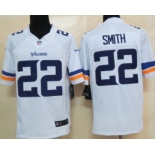 Nike Minnesota Vikings #22 Harrison Smith 2013 White Limited Jersey