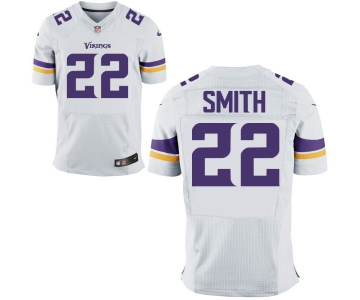 Size 60 4XL Harrison Smith Minnesota Vikings #22 White Stitched Nike Elite Jersey