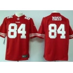 Nike San Francisco 49ers #84 Randy Moss Red Game Jersey