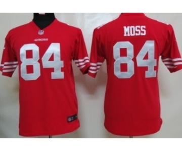 Nike San Francisco 49ers #84 Randy Moss Red Game Kids Jersey