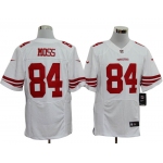 Size 60 4XL-Randy Moss San Francisco 49ers #84 White Stitched Nike Elite NFL Jerseys