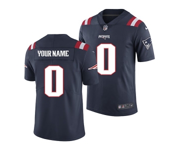 Men's New England Patriots Custom Navy Blue 2016 Color Rush Stitched NFL Nike Limited Jersey