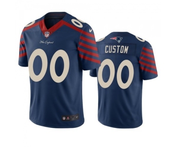New England Patriots Custom Navy Vapor Limited City Edition NFL Jersey