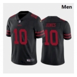 Men San Francisco 49ers #10 Mac Jones Black 2021 Draft Jersey