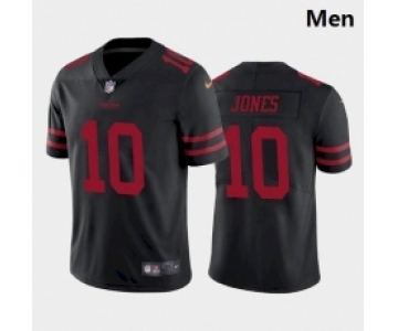 Men San Francisco 49ers #10 Mac Jones Black 2021 Draft Jersey