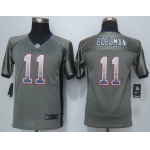 Youth New England Patriots #11 Julian Edelman Nike Drift Fashion Gray Jersey