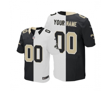 Nike New Orleans Saints Men's Customized Elite Team Road Two Tone Jersey