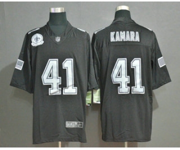 Men's New Orleans Saints #41 Alvin Kamara Black Olive 2019 Salute To Service Stitched NFL Nike Limited Jersey