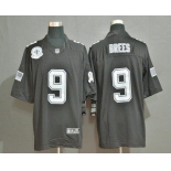 Men's New Orleans Saints #9 Drew Brees Black Olive 2019 Salute To Service Stitched NFL Nike Limited Jersey