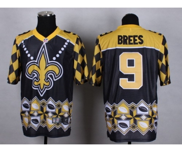 Nike New Orleans Saints #9 Drew Brees 2015 Noble Fashion Elite Jersey