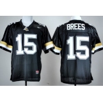PPurdue Boilermakers #15 Drew Brees Black Jersey