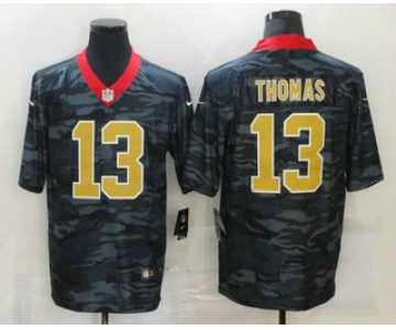 Men's New Orleans Saints #13 Michael Thomas 2020 Camo Limited Stitched Nike NFL Jersey