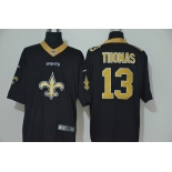 Men's New Orleans Saints #13 Michael Thomas Black 2020 Big Logo Vapor Untouchable Stitched NFL Nike Fashion Limited Jersey