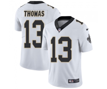 Nike New Orleans Saints #13 Michael Thomas White Men's Stitched NFL Vapor Untouchable Limited Jersey