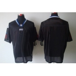 Men's Nike New York Giants Customized Lights Out Black Elite Jersey