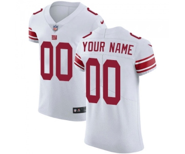 Men's Nike New York Giants Customized White Vapor Untouchable Custom Elite NFL Jersey