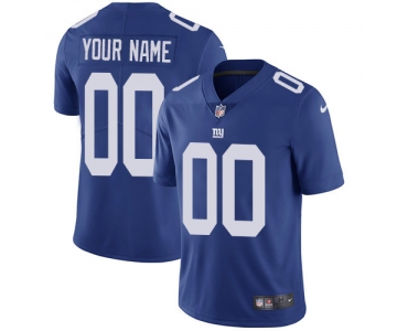 Youth Nike New York Giants Home Royal Blue Customized Vapor Untouchable Limited NFL Jersey