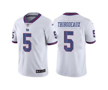 Men's New York Giants #5 Kayvon Thibodeaux White Vapor Untouchable Limited Stitched Jersey